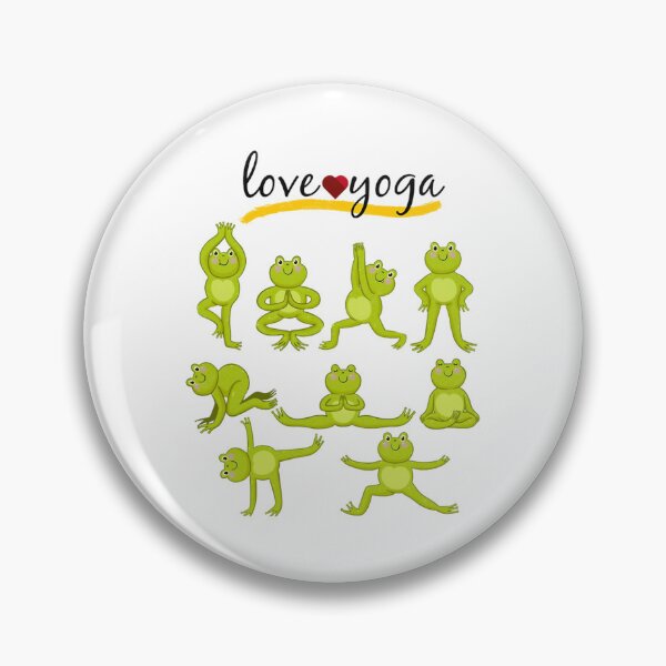 Item preview, Yoga Frog Warrior Pose       (5) designed and sold by KeishaScarletas.