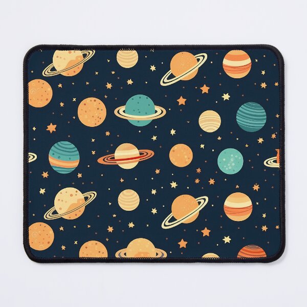Item preview, Cosmic Constellation: Seamless Planets Pattern designed and sold by EVA4designs.