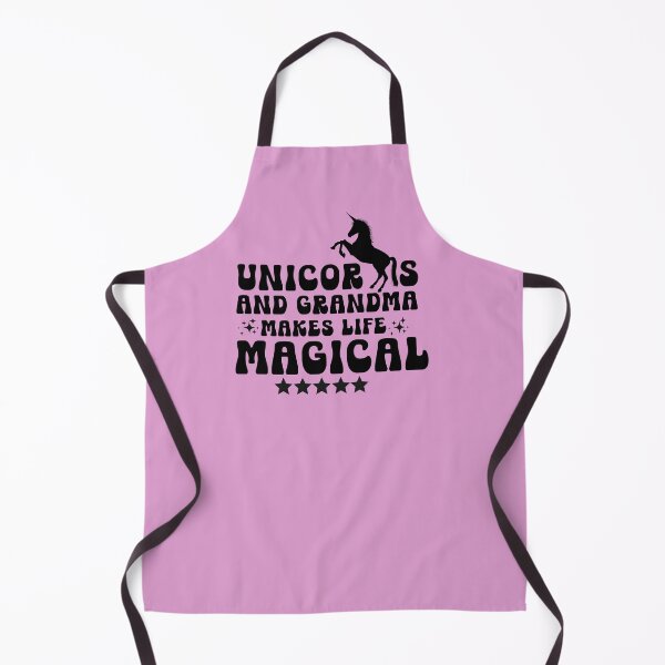 Item preview, Unicorns and Grandma Make Life Magical Retro Typography Quote designed and sold by thedazzlingmonk.