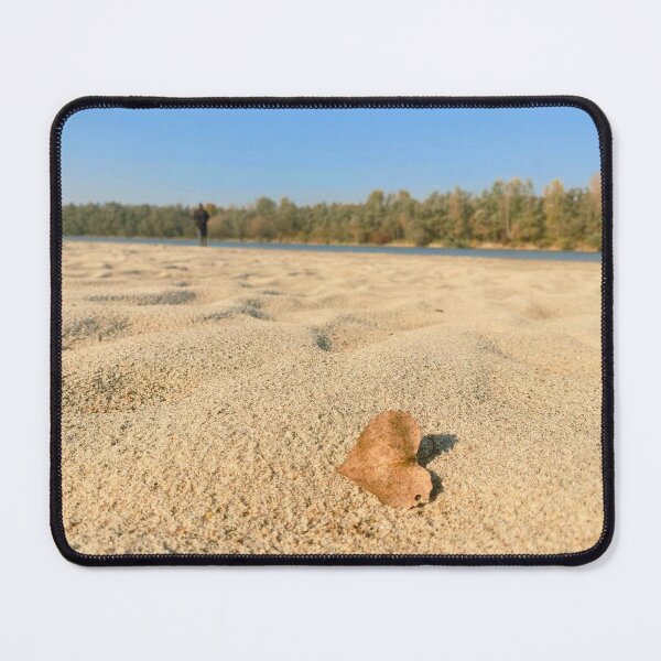 Item preview, a love story on the sand - leaf heart designed and sold by tonimata.