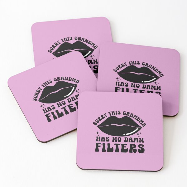 Item preview, Sorry This Grandma has no Damn Filters Retro Typography Quote designed and sold by thedazzlingmonk.