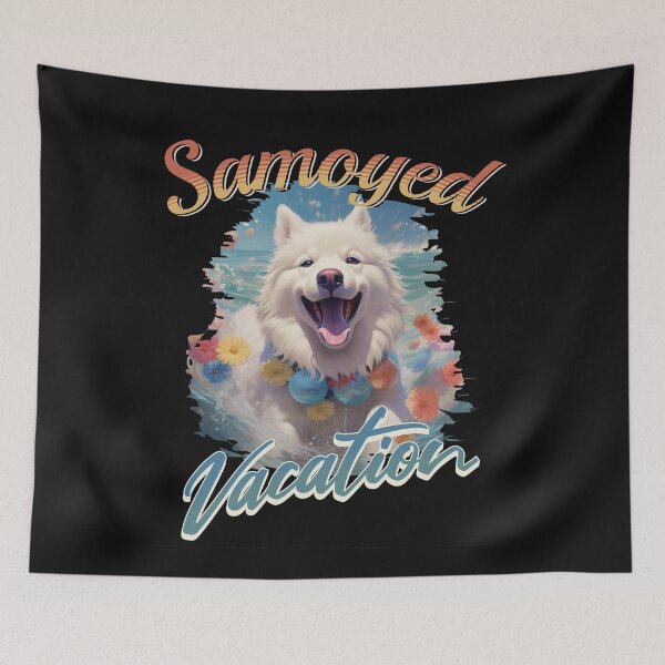 Item preview, Samoyed Vacation designed and sold by Vindbult.