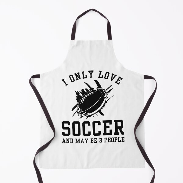 Item preview, I Only Love Soccer and May Be 3 People designed and sold by thehappypal.