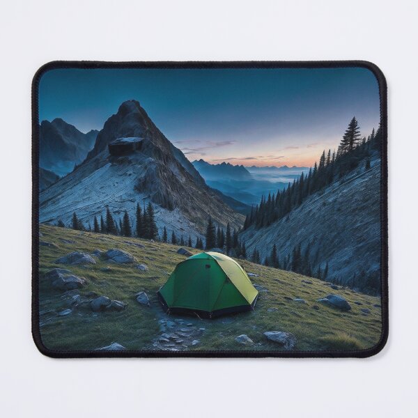 Item preview, A Mountain Shelter Positioned Strategically Along a Hiking Trail, Providing a Place for Hikers to Rest, Enjoy a Meal, and Soak in the Breathtaking Scenery, Ai Generated Art designed and sold by AiGens.