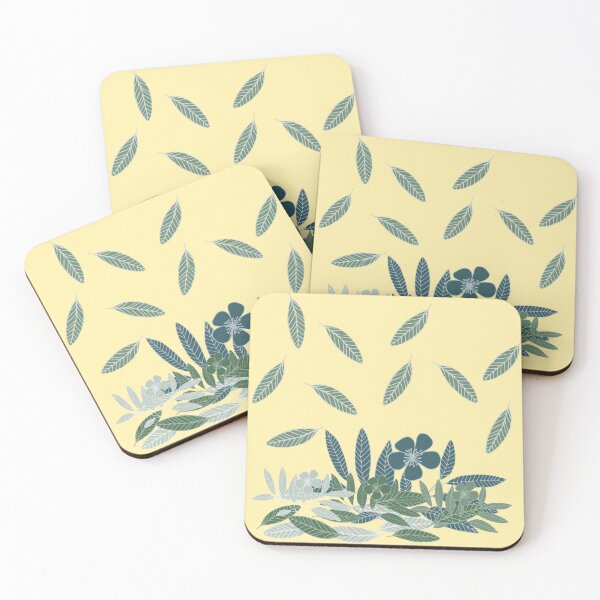 Item preview, Falling Leaves on Tropical Flowers variation designed and sold by SerahO.