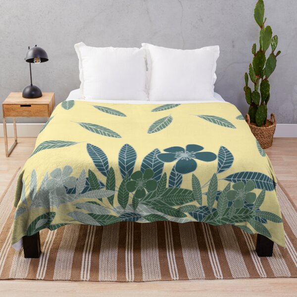 Item preview, Falling Leaves on Tropical Flowers variation designed and sold by SerahO.