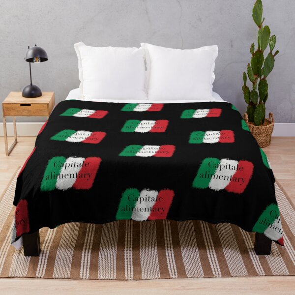 Item preview, Capital alimentary (Food capital) simple Italian designer logo with Italian flag colours designed and sold by GeoffBeattie.