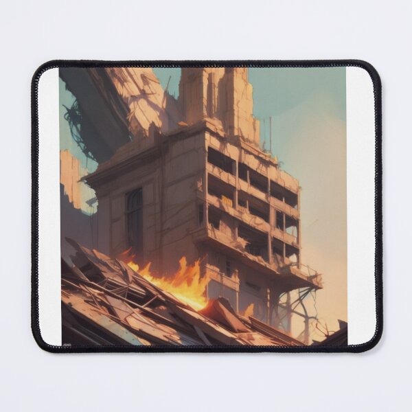 Item preview, The top floor of a burning building designed and sold by ac-virtualshop.