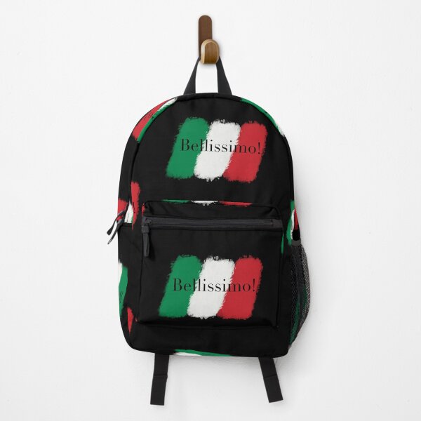 Item preview, Bellissimo (Beautiful) simple Italian designer logo with Italian flag colours designed and sold by GeoffBeattie.