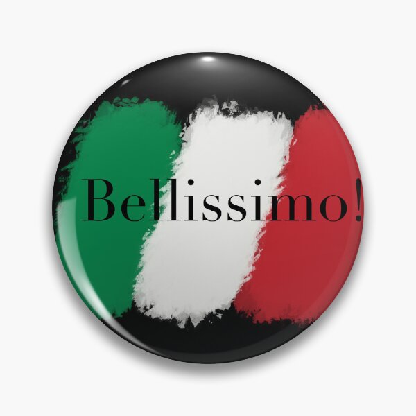 Item preview, Bellissimo (Beautiful) simple Italian designer logo with Italian flag colours designed and sold by GeoffBeattie.
