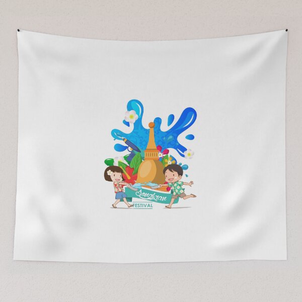 Item preview, Songkran in Thailand designed and sold by Easy-Shop24.