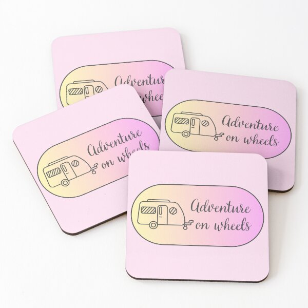 Item preview, Adventure on wheels in English - Adventure on wheels in yellow and pink designed and sold by PausePapote.