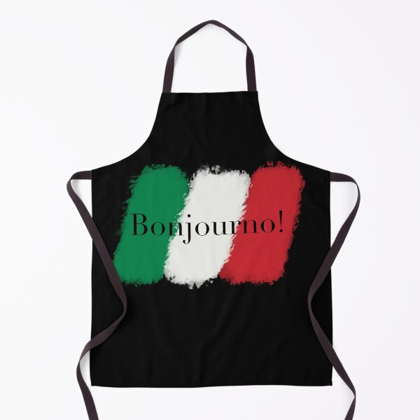 Item preview, Bonjourno simple Italian designer logo with Italian flag colours designed and sold by GeoffBeattie.