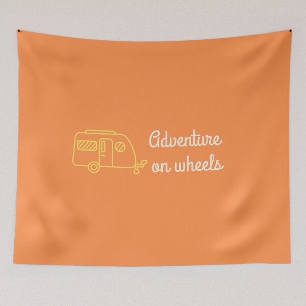 Item preview, Adventure on wheels in English - Adventure on wheels in orange designed and sold by PausePapote.