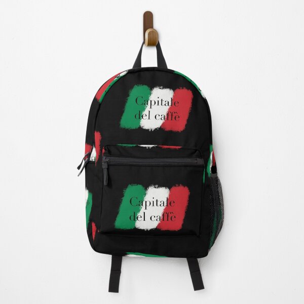 Item preview, Capitale del caffe (capital of coffee) simple Italian designer logo with Italian flag colours designed and sold by GeoffBeattie.