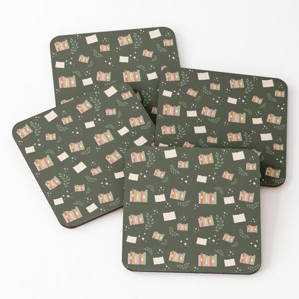 Item preview, Magical Bookish Green Book Illustration Pattern with Plants designed and sold by Simply Magic Supply.