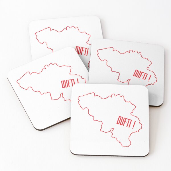 Item preview, Phew! Belgian expression of Liège in red and white designed and sold by PausePapote.