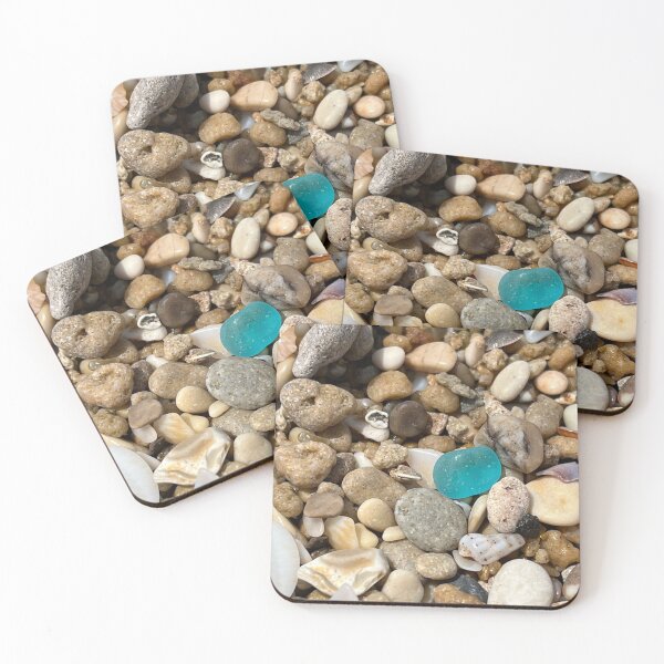 Item preview, Aqua in the sand pebbles designed and sold by Jums-Med.