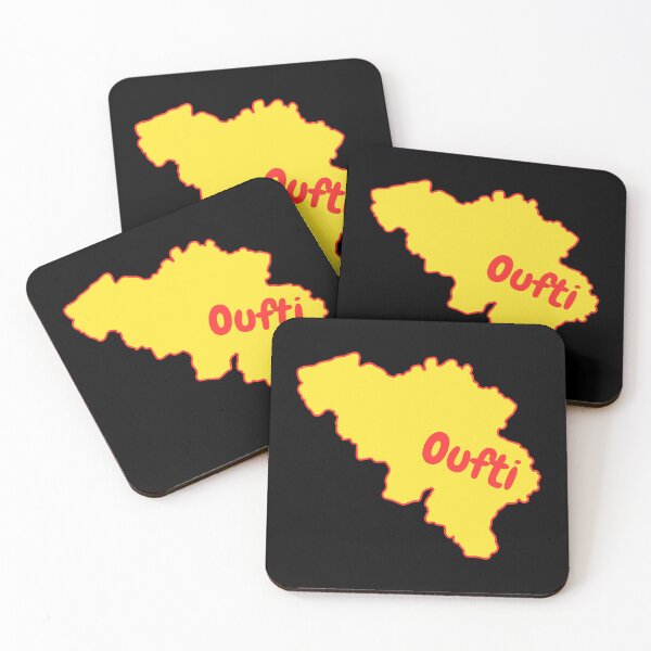 Item preview, Phew! belgian expression of Liège in yellow and red designed and sold by PausePapote.