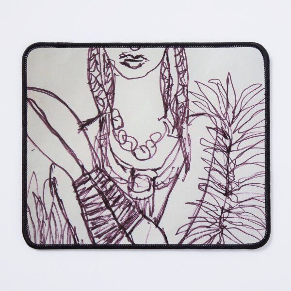 Item preview, Abstract Fulani Lady - Colour Pen designed and sold by AgozieArt.
