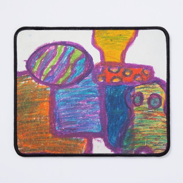 Item preview, Abstract Shapes - Oil Pastel designed and sold by AgozieArt.