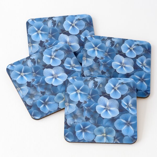 Item preview, Small blue flowers designed and sold by CYouHere.