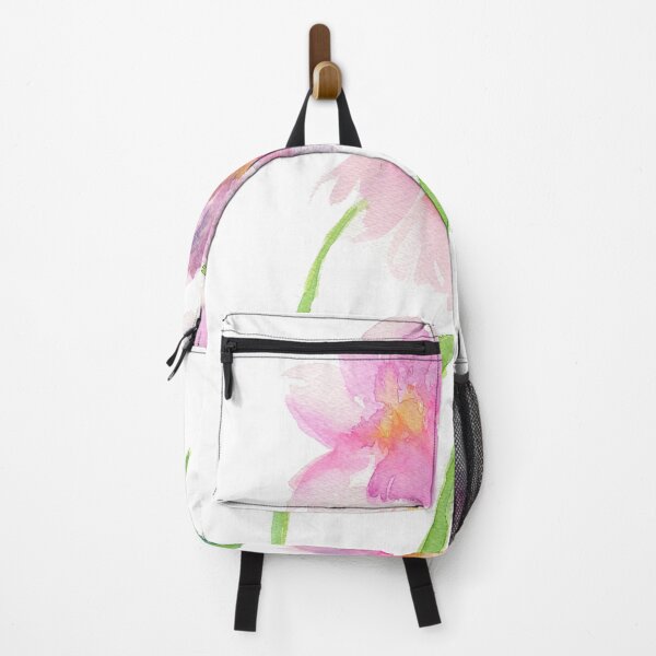 Item preview, Pink peony flowers original watercolor painting designed and sold by AnissaF.