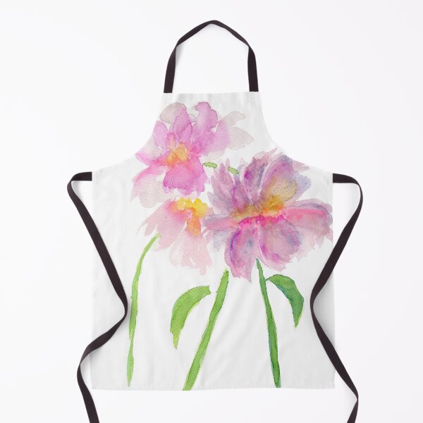 Item preview, Pink peony flowers original watercolor painting designed and sold by AnissaF.