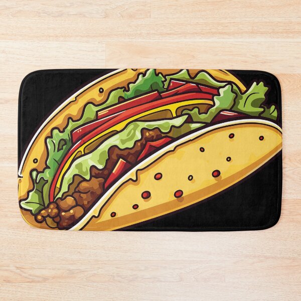 Item preview, Taco fast food cartoon clip art designed and sold by Eckperg.