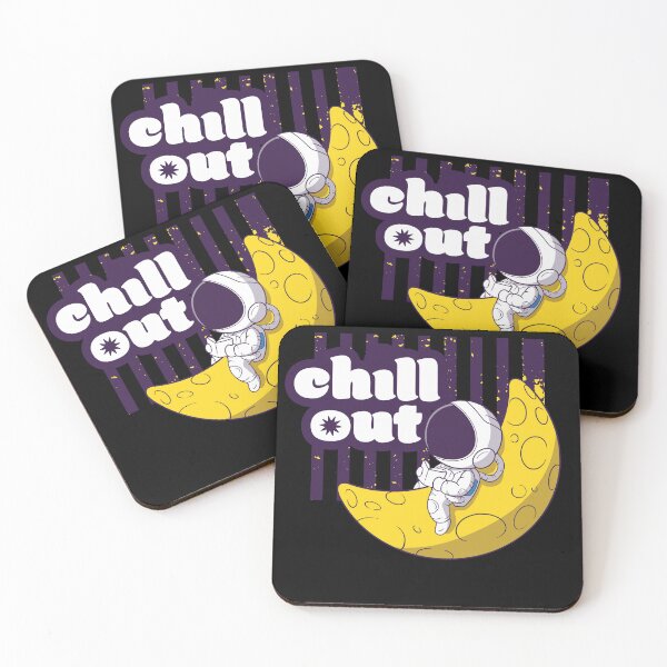 Item preview, Chill Out - Astronaut, rest and relaxation. Relax and calm. Calm down, chill out. Funny Spaceman designed and sold by Erry-ewell.