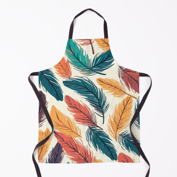 Item preview, Feathery Delight: Seamless Feathers Pattern designed and sold by EVA4designs.