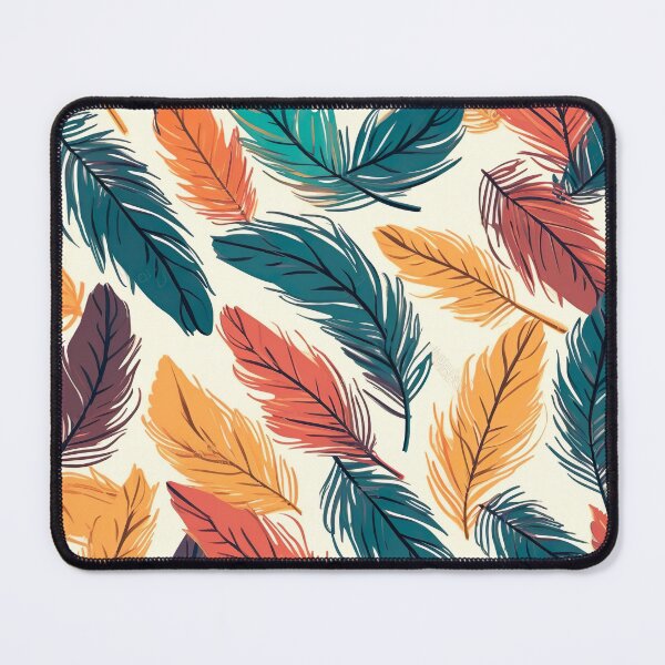 Item preview, Feathery Delight: Seamless Feathers Pattern designed and sold by EVA4designs.