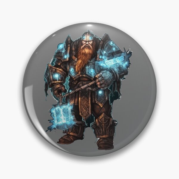 Item preview, Bearded Dwarf Warrior  designed and sold by LionInt.