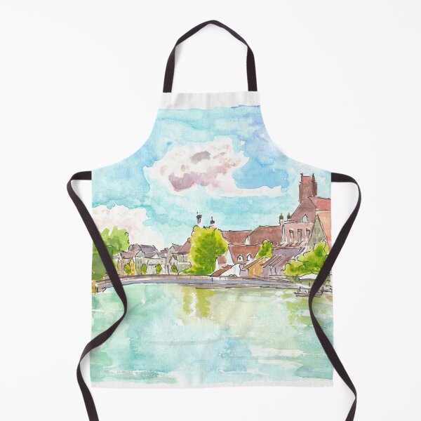 Item preview, Landshut at the Isar river view from the Lände towards Hl Geist designed and sold by artshop77.