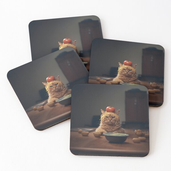 Item preview, Orange with pasta and a tomato on his head.  designed and sold by McKinneyDigital.