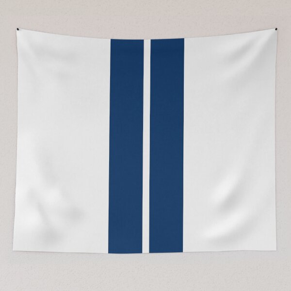 Item preview, Racing Stripes (Blue on white) designed and sold by STUDIO-72.