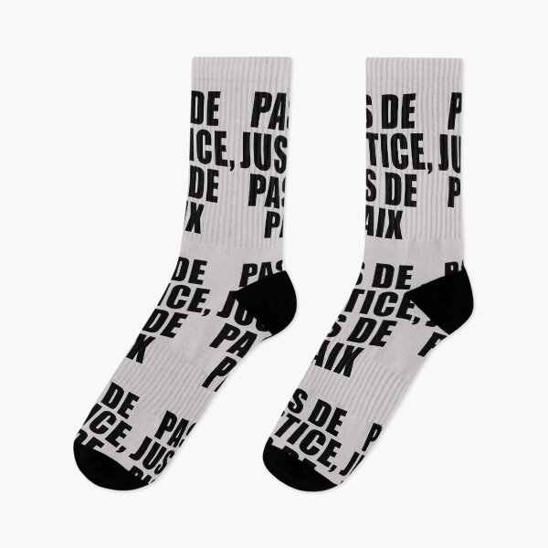 Item preview, PAS DE JUSTICE, PAS DE PAIX NO JUSTICE NO PEACE designed and sold by LoveAndDefiance.