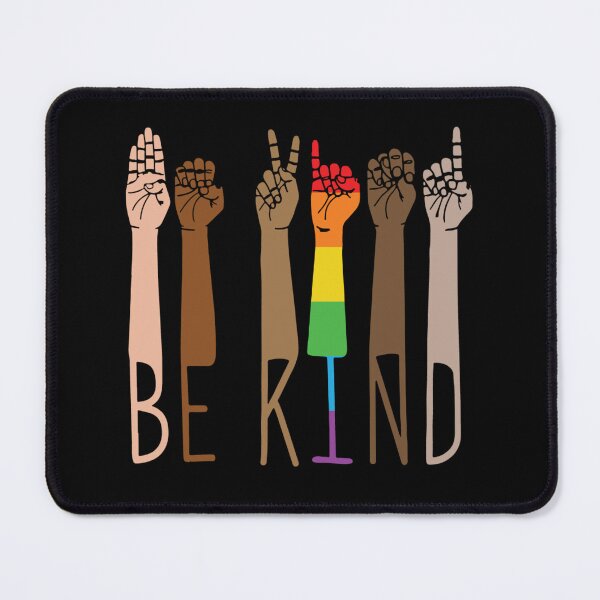 Item preview, Be Kind. LGBTQ Pride designed and sold by Subtle Pride Shop.
