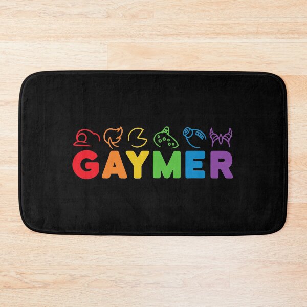 Item preview, Gaymer Rainbow. LGBTQ Pride designed and sold by Subtle Pride Shop.