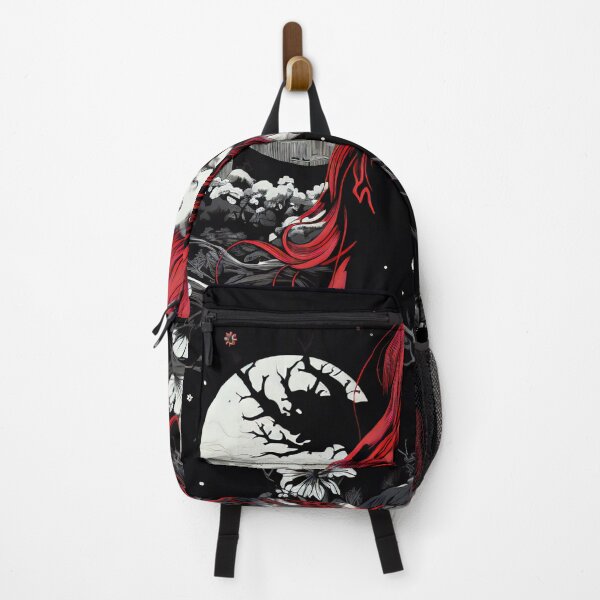 Item preview,  Ukiyo-e Fairy Tale Female Empowerment Black and White Female Portrait  designed and sold by BrandonArtWorld.
