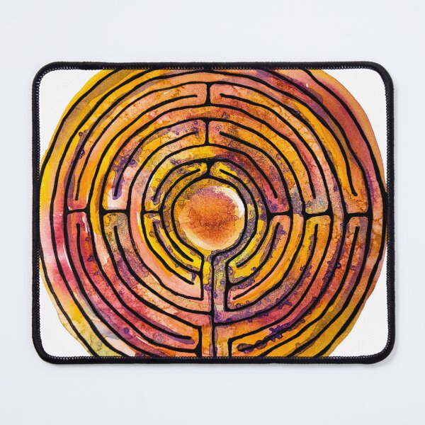 Item preview, Watercolor Labyrinth designed and sold by heartsake.