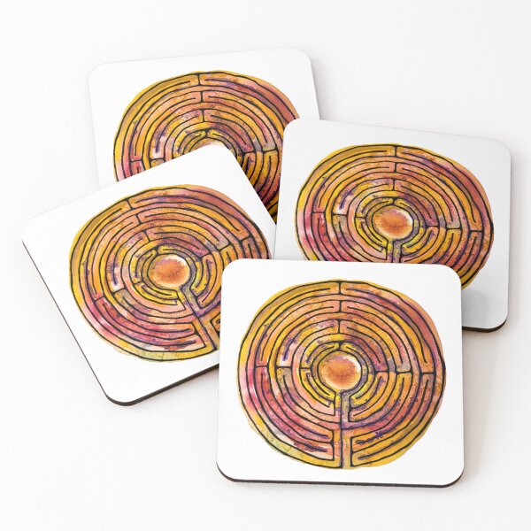 Item preview, Watercolor Labyrinth  designed and sold by heartsake.