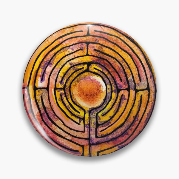 Item preview, Watercolor Labyrinth  designed and sold by heartsake.