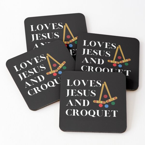 Item preview, Loves Jesus And Croquet Spritual Wicket Game Mallet designed and sold by MagicSD Designs.