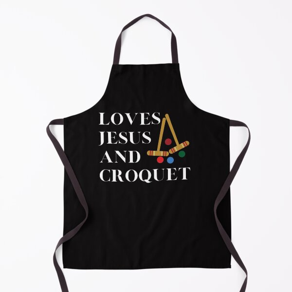 Item preview, Loves Jesus And Croquet Spritual Wicket Game Mallet designed and sold by MagicSD Designs.
