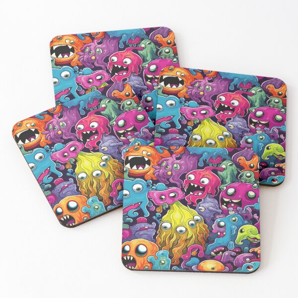 Item preview, Cute colorful monsters designed and sold by ColorDesign38.