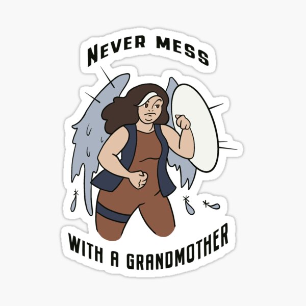 Item preview, Never mess with a grandmother  designed and sold by storypaint.