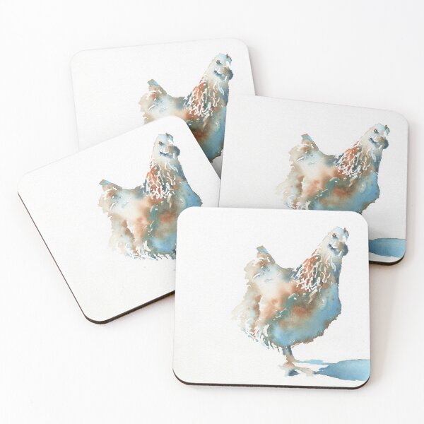 Item preview, Colorful rooster watercolor painting kids room decor animal designed and sold by rfoxphoto.