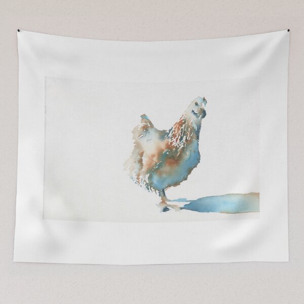Item preview, Colorful rooster watercolor painting kids room decor animal designed and sold by rfoxphoto.