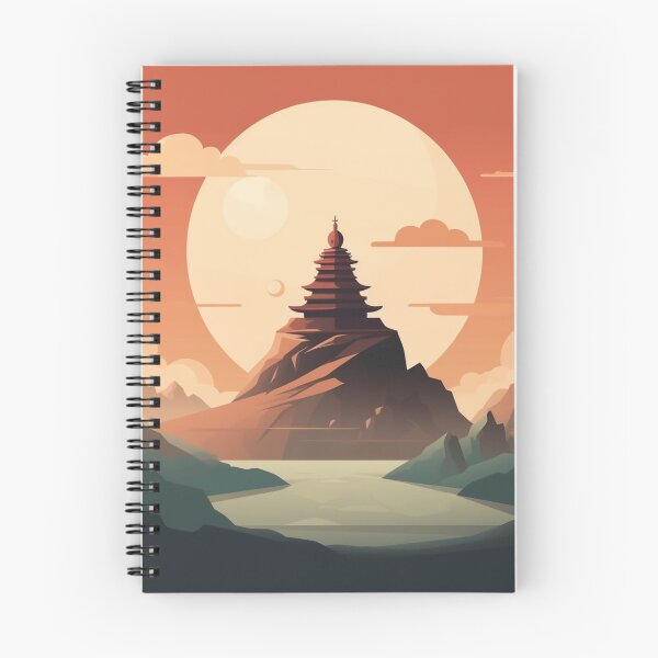 Item preview, Air temple at sunset designed and sold by schamsyy.
